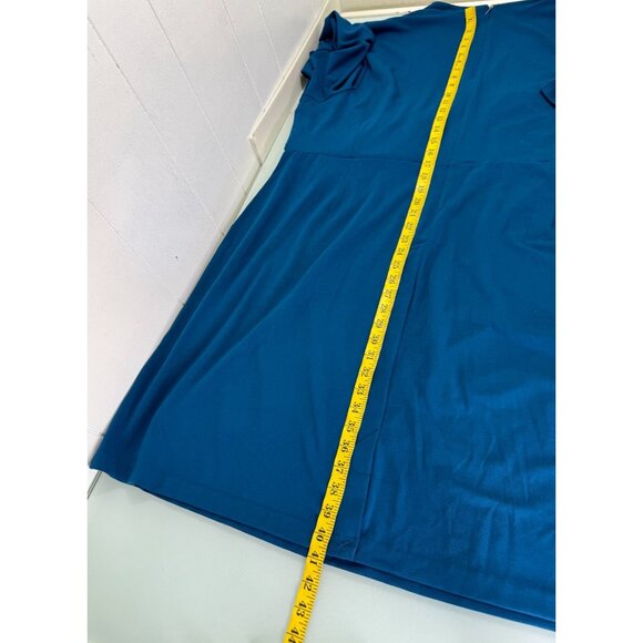 J.Jill Dress Plus Size 4X J Jill Wearever Draped Twist Front Short Sleeve NWT - Picture 7 of 12